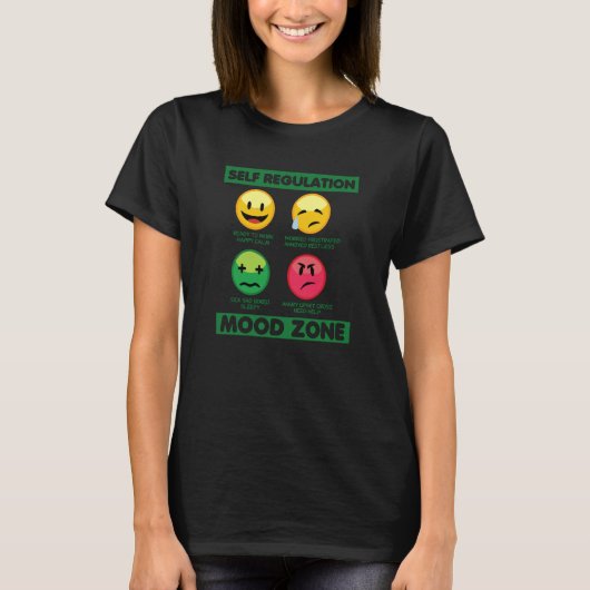 Self Regulation Mood Zone Occupational Therapy The T-shirt (Voorkant)