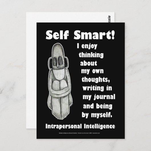 Self Smart - Blank Briefkaart (Voorkant / Achterkant)