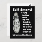 Self Smart — Creëer a journal Briefkaart (Voorkant / Achterkant)