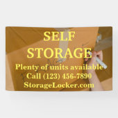 Self Storage Edit Text Spandoek (Horizontaal)