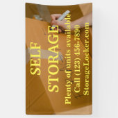 Self Storage Edit Text Spandoek (Verticaal)