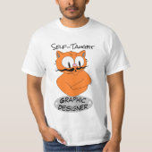 Self-Taught GRAPHIC DESIGNER Señor Gato™ T-shirt (Voorkant)