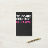 Selfcare Skincare Selflove estheticien Post-it® Notes (Op bureau)