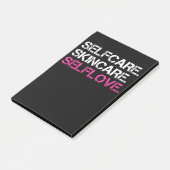 Selfcare Skincare Selflove estheticien Post-it® Notes (Schuin)