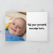 Selfie Baby Boy kaart (Binnen)