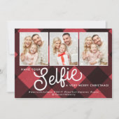 Selfie Carte de Noël, Selfie Carte de vacances, Se (Devant)