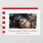 Selfie Carte photo de vacances (Devant / Derrière)