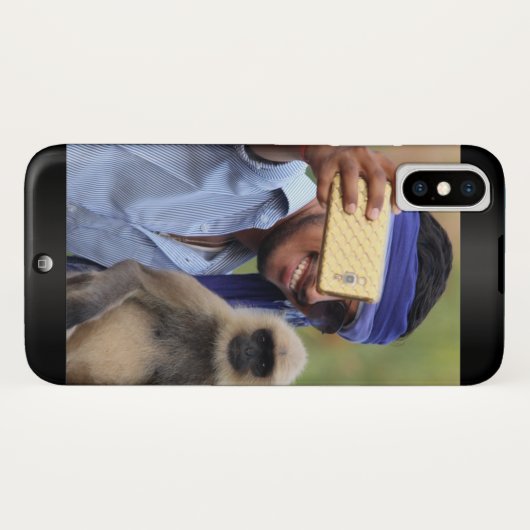 Selfie coque iphone photo (Dos (Horizontal))