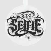 "Selfie Épique" Laisser Tattoo Noël (dos)