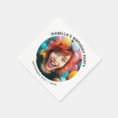 Selfie Foto Upload je Face Fun Party Servet (Hoek)