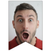 Selfie-fotouploaden | Jouw Face Fun Party Vlaggetjes (Eerste vlag)