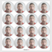 Selfie | Funny Birthday Bachelor party Your Face Sticker (Vel)
