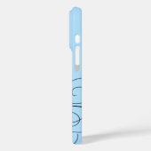 SELFIE Lettering legant ijs iets blauw Case-Mate iPhone Case (Achterkant / Links)