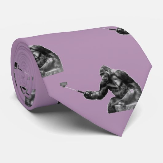 selfie-mannen stropdas (Opgerold)