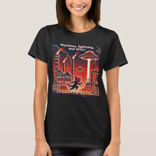 Selfie OVNI de chat : Planète Rouge (femme tshirt