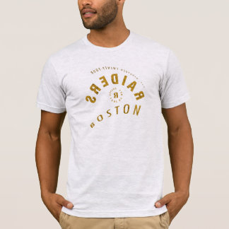 Selfie T-shirt - Boston met Blauwe & Rode Logo