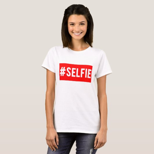 #Selfie Tee T-shirt (Voorkant volledig)
