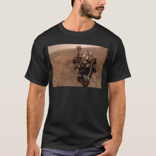 Selfie van Mars Curiosity Rode Marslandschap T-shirt
