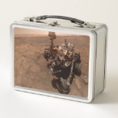 Selfie van Mars Curiosity Rood Marslandschap (Voorkant)