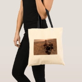 Selfie van Mars Curiosity Rood Marslandschap Tote Bag (Voorkant (product))