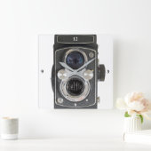 Selfie Vierkante Klok (Huis)