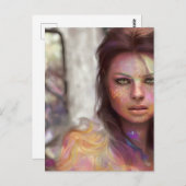 Selfie Woman Briefkaart (Voorkant / Achterkant)