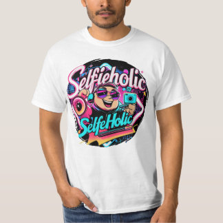 Selfieholic – Leuk & Trendy Selfie Lover Design T-shirt