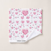 Selflove inspirational quote sweet heart and start (Gant de toilette)