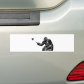selfstick bumpersticker (Op auto)