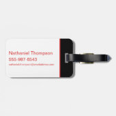 Selina Kyle Catoman Outline Logo Bagagelabel (Achterkant horizontaal)