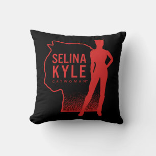 Selina Kyle Catoman Outline Logo Kussen