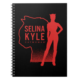 Selina Kyle Catoman Outline Logo Notitieboek