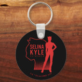 Selina Kyle Catoman Outline Logo Sleutelhanger (Voorkant)