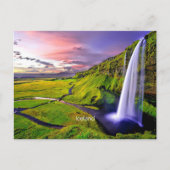 Seljalandfoss, Carte postale Islande (Devant)
