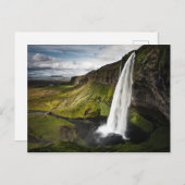 Seljalandsfoss Waterfall | IJsland Briefkaart (Voorkant / Achterkant)