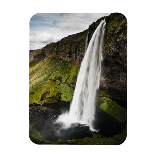 Seljalandsfoss Waterfall | IJsland Magneet (Verticaal)