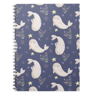 Selkie Kunstprint | Whimsische Oceaan Illustratie Notitieboek
