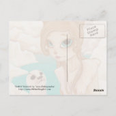 Selkie - Mermaid with Seals briefkaart (Achterkant)