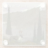 Selkirk Cariou Glazen Onderzetter (Achterkant)