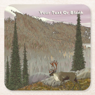 Selkirk Cariou Vierkante Kartonnen Onderzetter