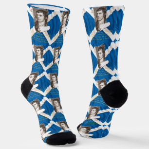 Selkirk Grace Burns Night citaat en Saltire Sokken