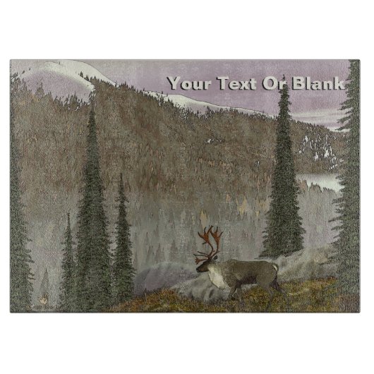 Selkirks Caribou Snijplank (Voorkant)