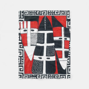 Selknam Blanket Chileense zuidamerikaanse indiase  Fleece Deken