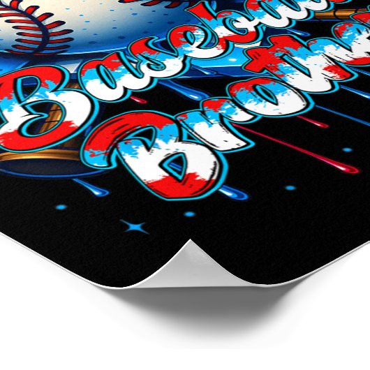 Sell Drip Brother Day Birthday Group Matching Fami Poster (Hoek)