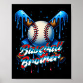 Sell Drip Brother Day Birthday Group Matching Fami Poster (Voorkant)