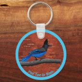 Seller's Jay op binnenste boog Sleutelhanger (Voorkant)