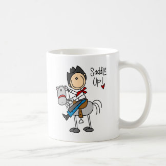 Sellez ! Chiffre tasse de bâton de cowboy