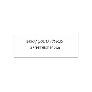 Sello de caucho automático zelfinktende stempel