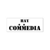 Sello de 'Hay commedia' Rubberstempel (Gestempeld)