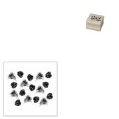 Sello hojas tropicales Volna Rubberstempel (Gestempeld)